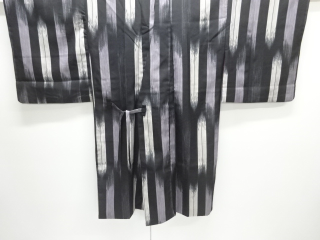 矢羽根絣ロング道中着